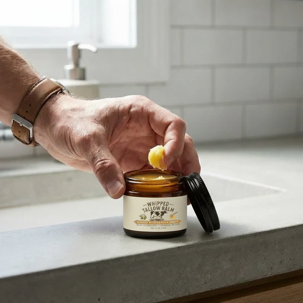 Grass-Fed Tallow + Raw Manuka Honey — Deep Skin Nourishment
