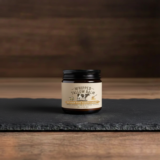 Grass-Fed Tallow + Raw Manuka Honey — Deep Skin Nourishment