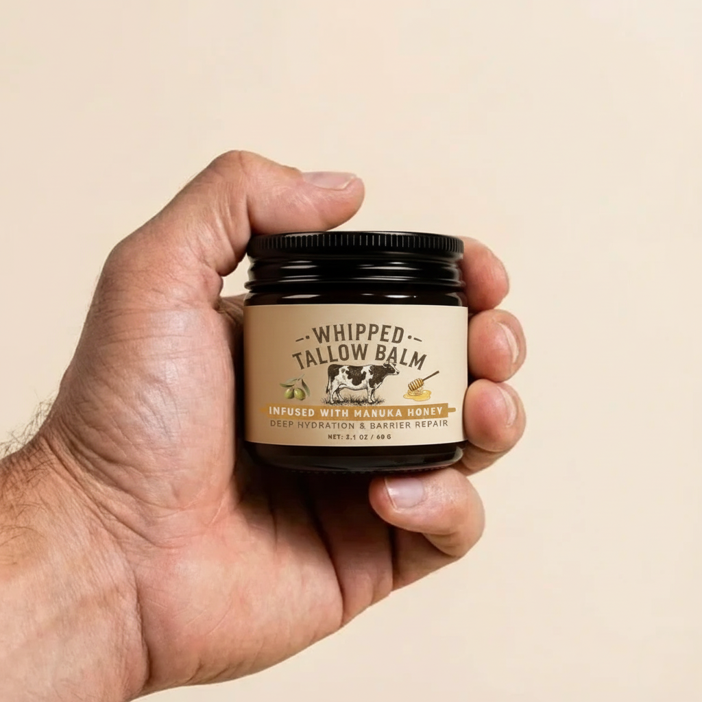 Grass-Fed Tallow + Raw Manuka Honey — Deep Skin Nourishment